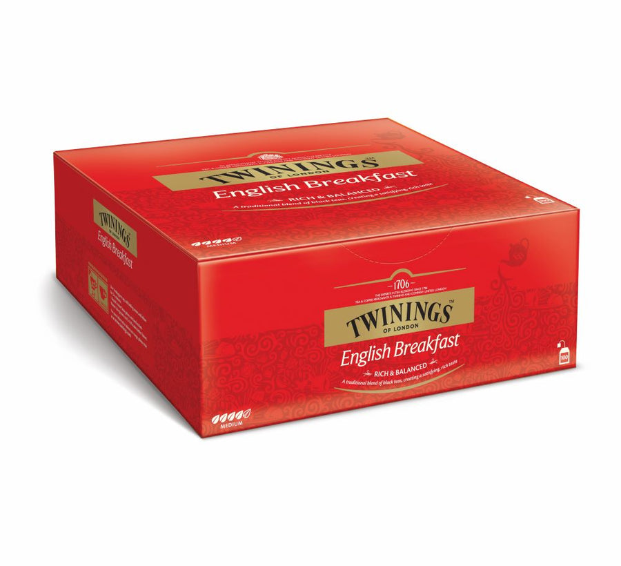 Twinings English Breakfast Tee - Teebeutel Schwarztee - 100 x 2g