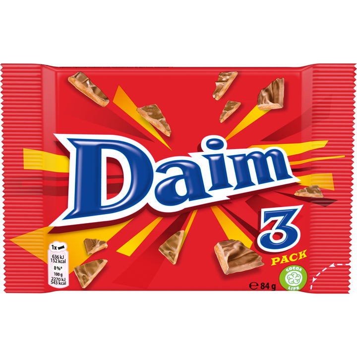 Daim 3er Schokoladenriegel - 84g