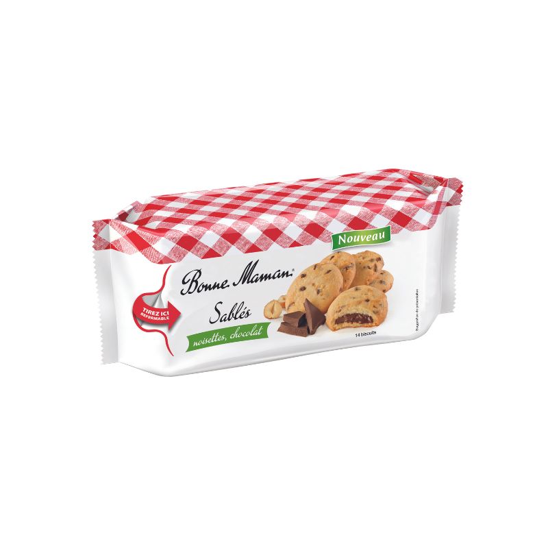 Bonne Maman <span>Sablés Choco Noisette</span> - Feine französische Butterkekse mit Schokoladenfüllung