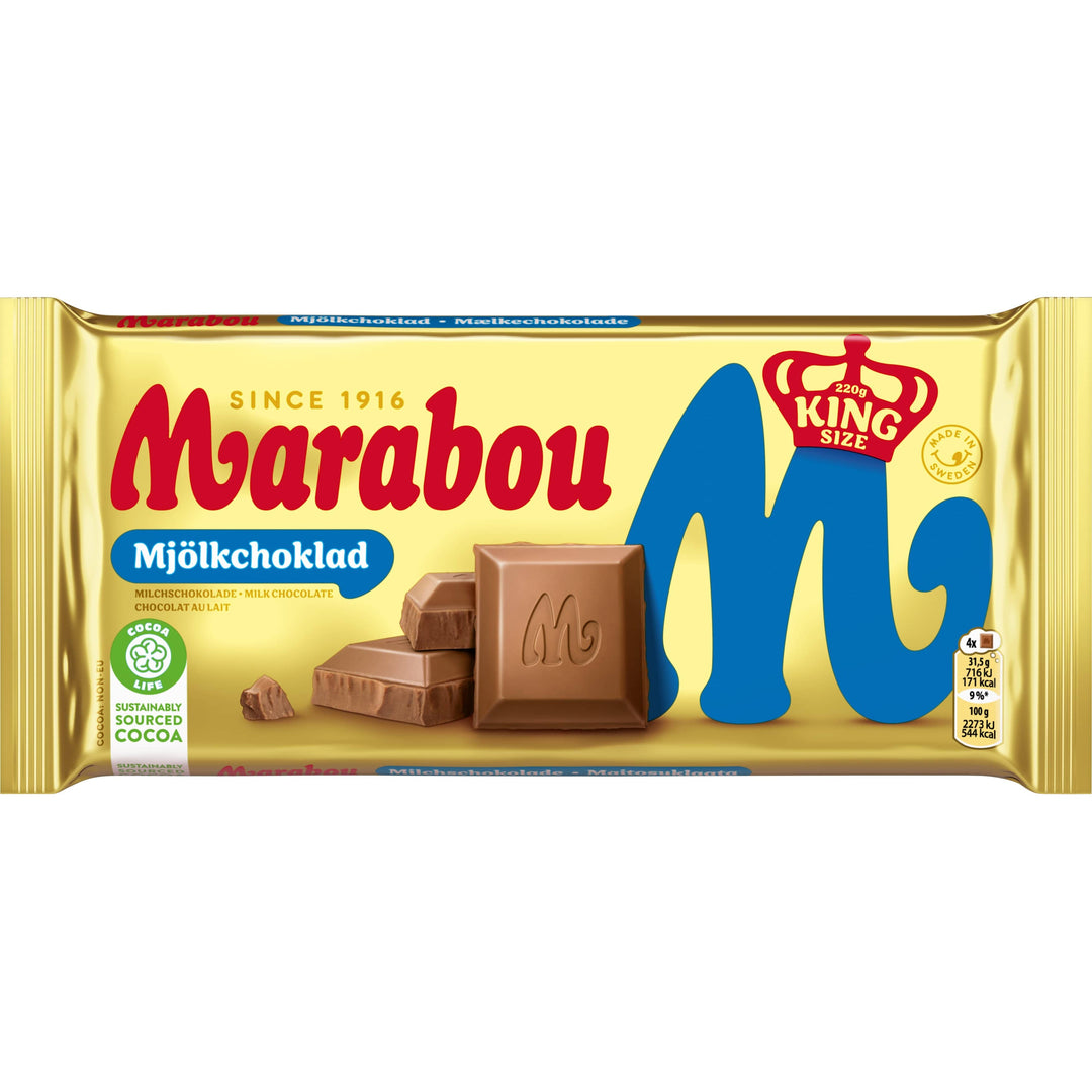 Marabou Tafel Milchschokolade - 220g