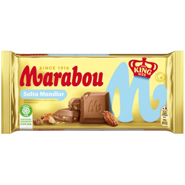 Marabou Tafel Salz-Mandel - 220g