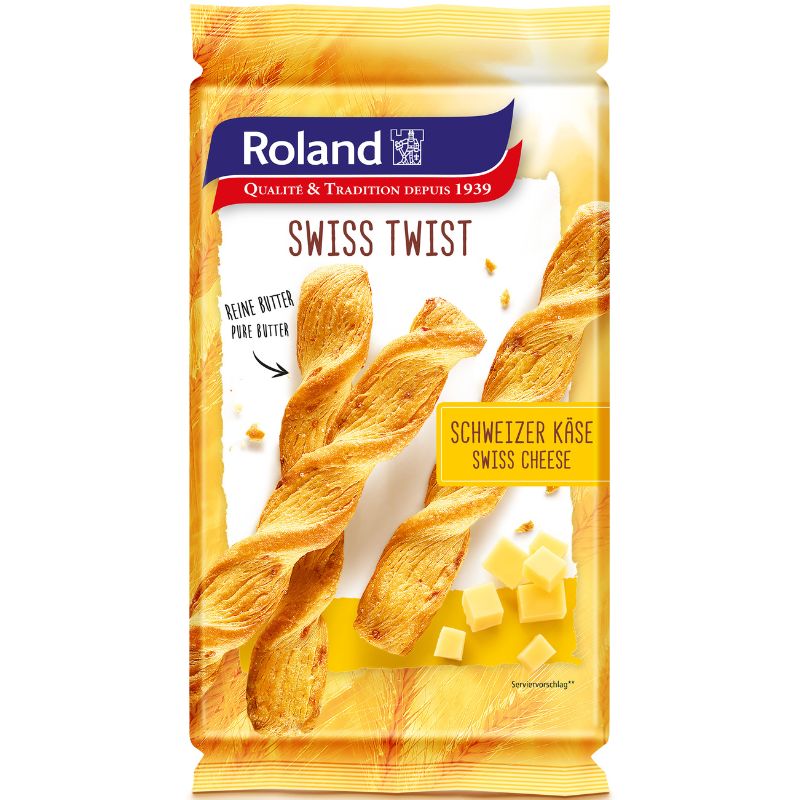Roland Twist - Gebäckstangen mit Schweizer Käse | 100g