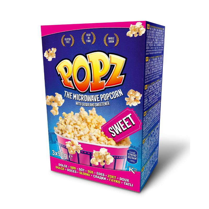 POPZ Mikrowellen Popcorn Sweet | 270g