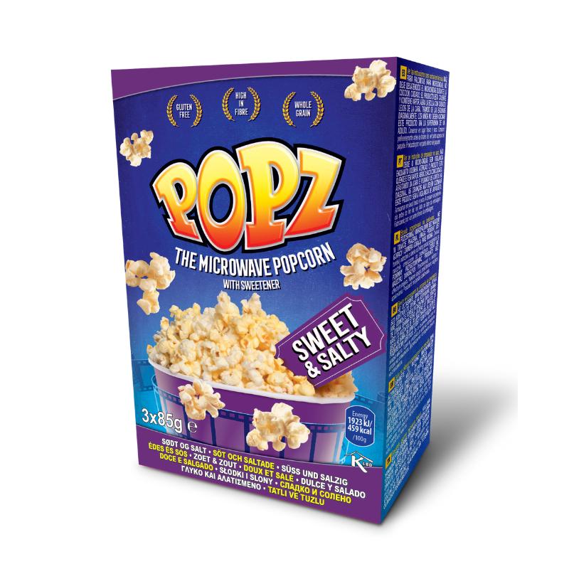 POPZ Mikrowellen Popcorn Sweet & Salty | 255g