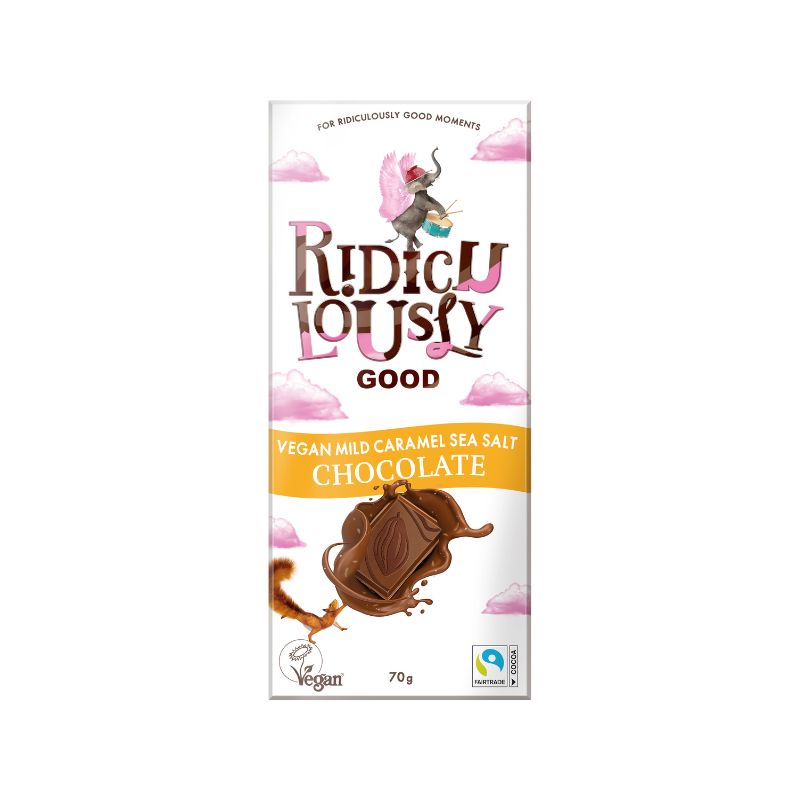 Ridiculously Good - Vegane Schokolade - Vegan Mild Caramel Sea Salt