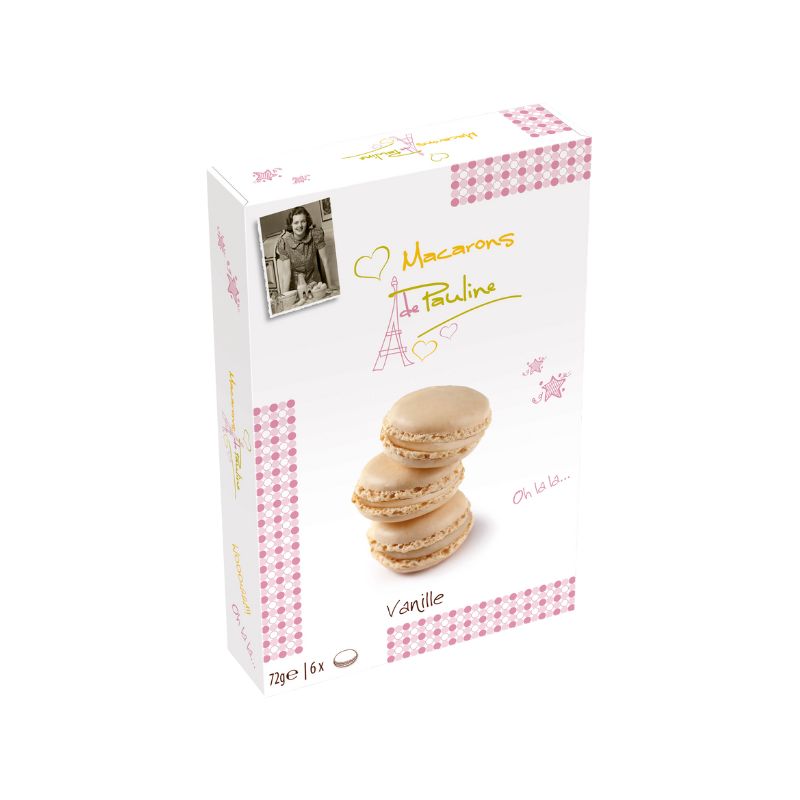 Macarons de Pauline - französisches Baisergebäck - Vanille
