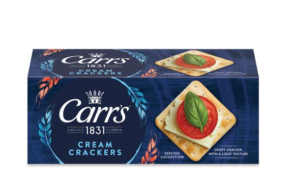 Carr's Cream Crackers 200g - Knuspriges Salzgebäck mit einem luftigen Crackerkern