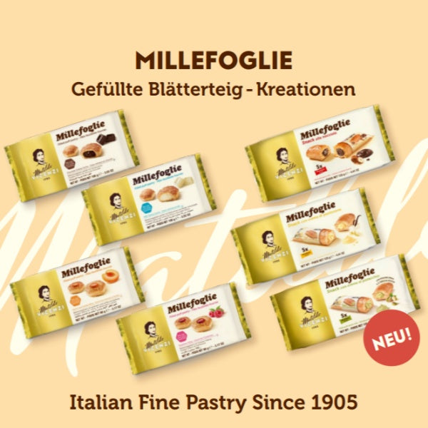 Vicenzi MilleFoglie Blätterteig-Häppchen Milch - 100g