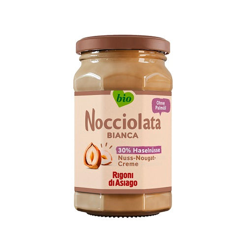 Nocciolata Bianca Rigoni di Asiago - hell - zuckerreduziert - 250g