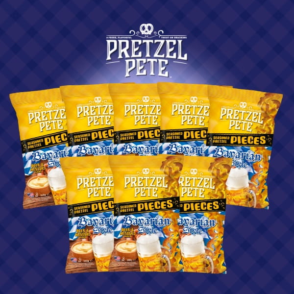 Pretzel Pete Pieces Bavarian Style Brezeln - 8x160g