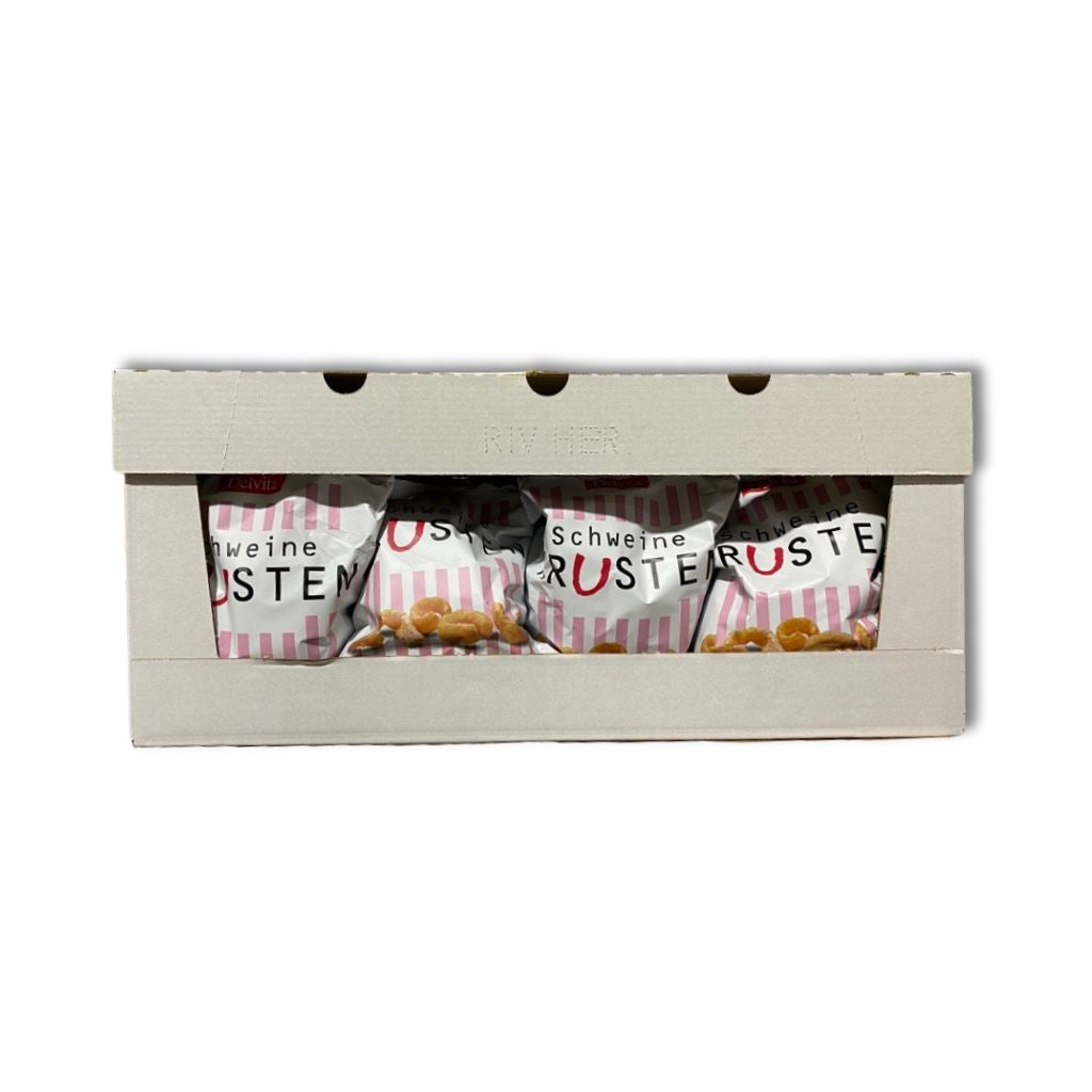 Karton Delvita Schweinekrusten Chips - (16x125g)