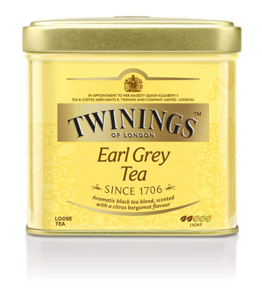 Twinings Earl Grey - 100g Metalldose - loser Schwartzee