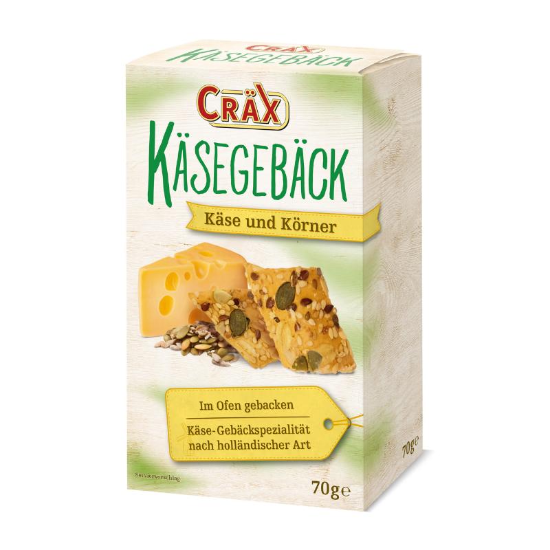 Cräx Käsegebäck - Käse und Körner