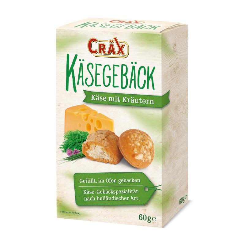 Cräx Käsegebäck  - Käse Kräuter