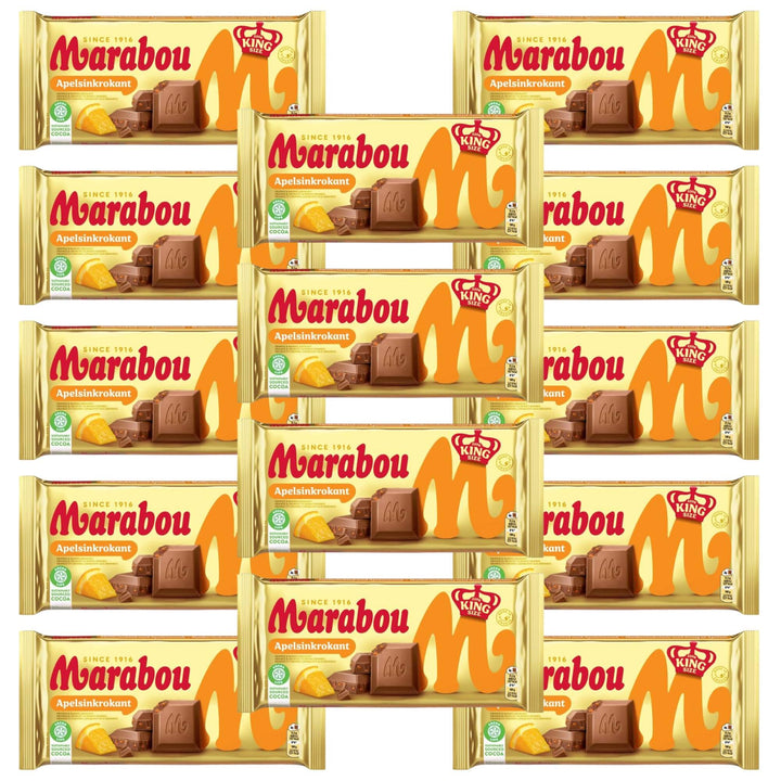 14x220g Marabou Tafel Apfelsine Krokant