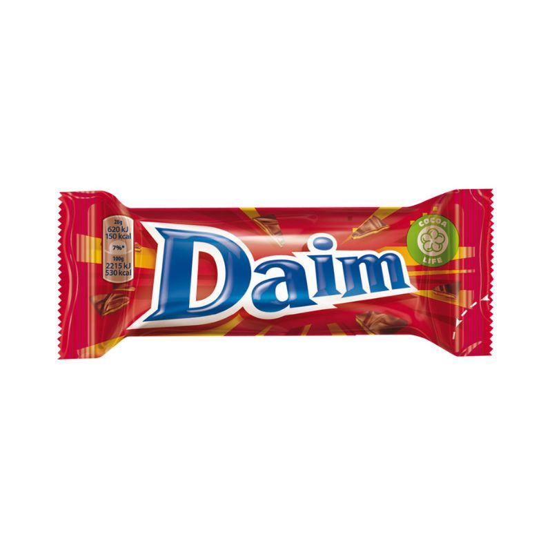 DAIM - Riegel Soft Chocolate trifft Hard caramel