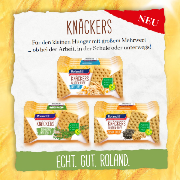 Roland Knäckers Sesam & Chia - 140g