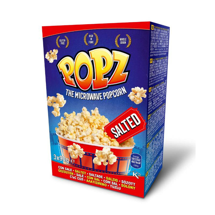 POPZ Mikrowellen Popcorn Salted - 270g
