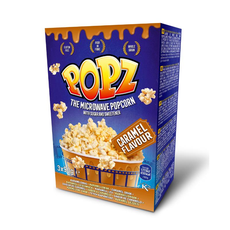 POPZ Mikrowellen Popcorn Caramel | 270g