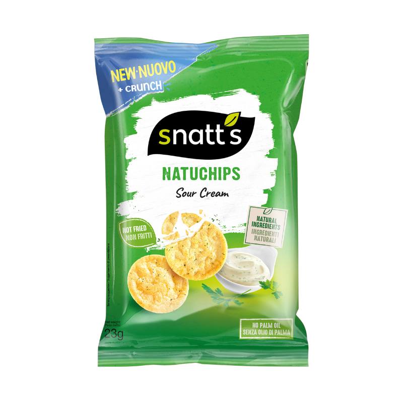 Snatt's Natuchips Sour Cream - Alternative zu herkömmlichen Kartoffelchips