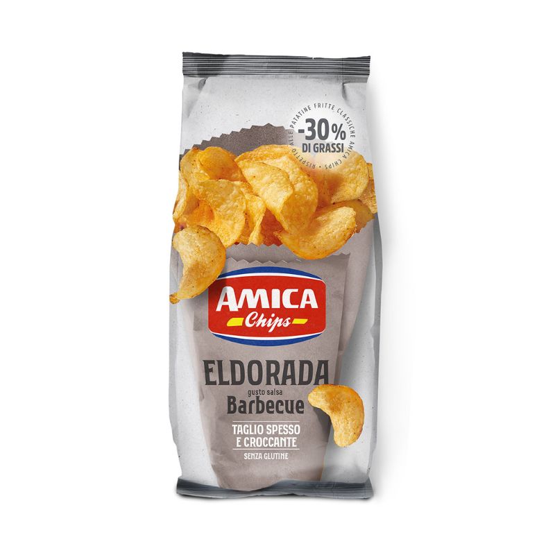 Amico Eldorado - Köstliche Kartoffelchips aus Italien -  BBQ