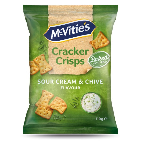 McVitie's Cracker Crisps Sour Cream & Chive - 110g