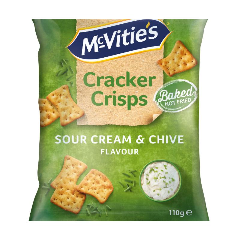 Cracker Crisps - Die angesagte Alternative zu Chips - Sour Cream