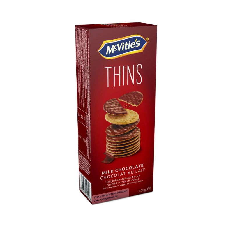 McVitie’s THINS - knusprig-dünn und lecker schokoladig - Milchschokolade