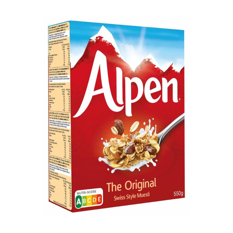 Weetabix Alpen Müsli Original 550g - gesundes Frühstück im Schweizer Stil