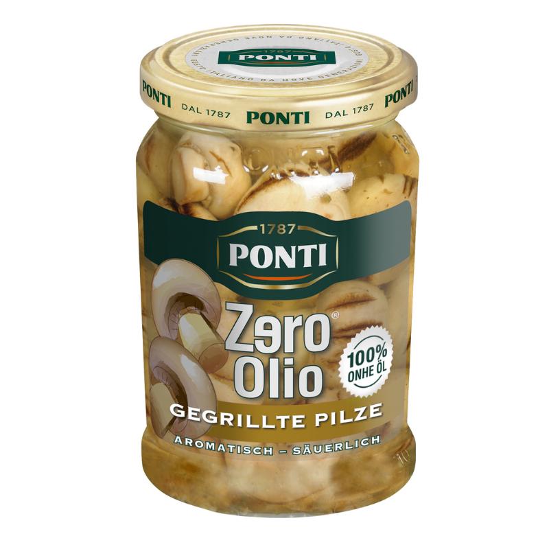 Ponti Zero Olio - Antipasti ohne Öl - Gegrillte Pilze