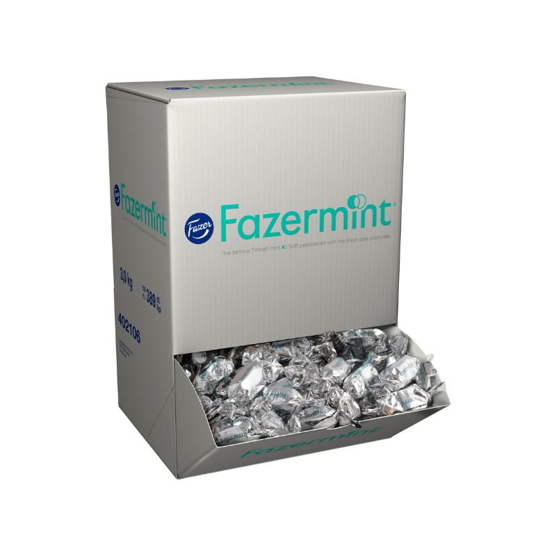 Fazermint Pralinen in der 3 Kg Schokoladen Großpackung