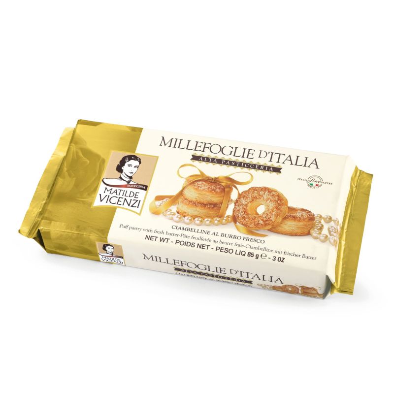 Vicenzi Millefoglie - Ciambelline - Blätterteigringe mit extra viel Butter - 85g