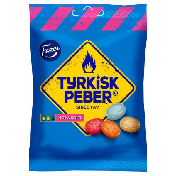 Fazer Tyrkisk Peber Hot & Sour - 150g
