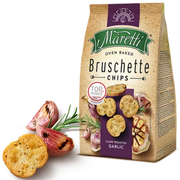Maretti Bruschette Brotchips Slow Roasted Garlic - 150g