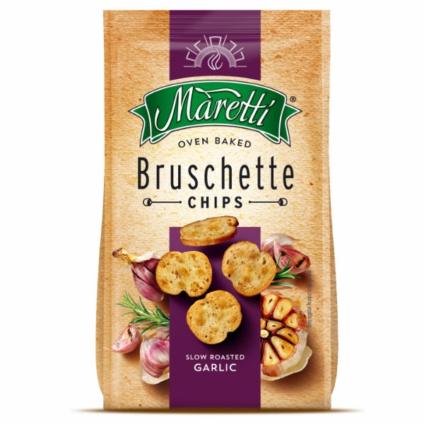 Maretti Bruschette Brotchips Slow Roasted Garlic - 150g