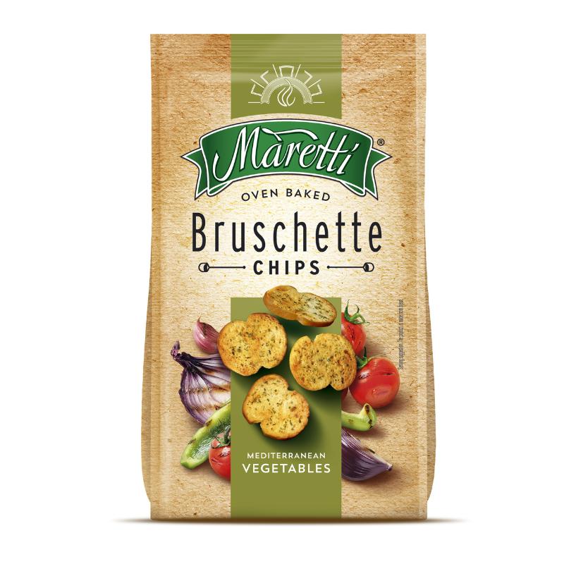 Maretti Brotchips - Im Ofen gebackene Bruschette Chips - Vegetables