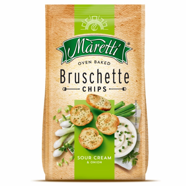 Maretti Bruschette Brotchips Sour Cream & Onion - 150g