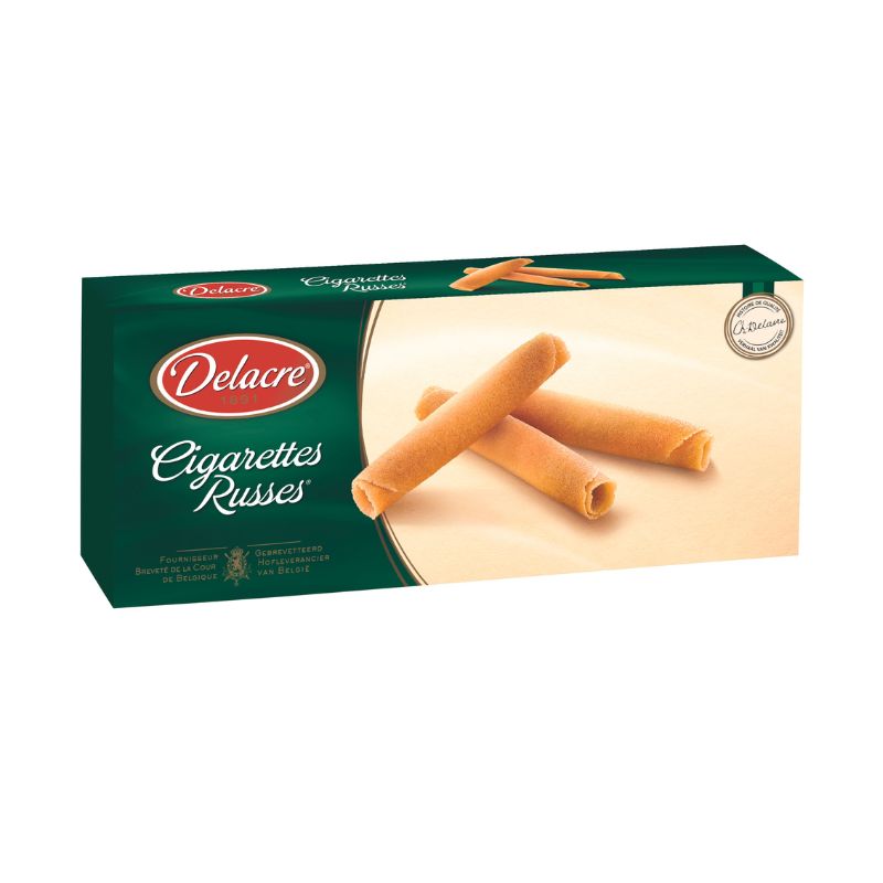 Delacre Cigarettes Russes 200g - Knusprig-feine Gebäckröllchen