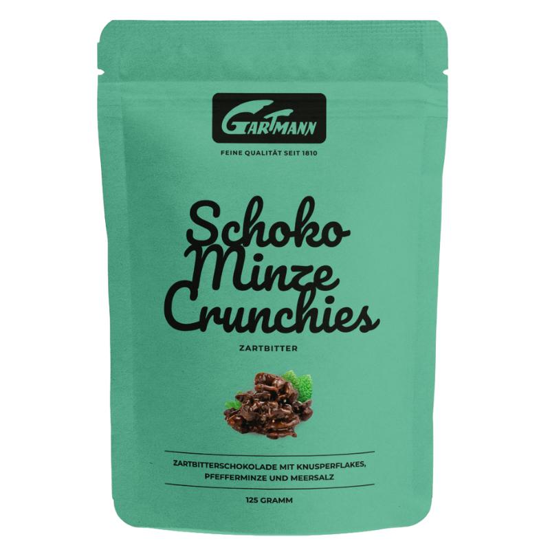 Gartmann Crunchies Minze Zartbitter Schokolade