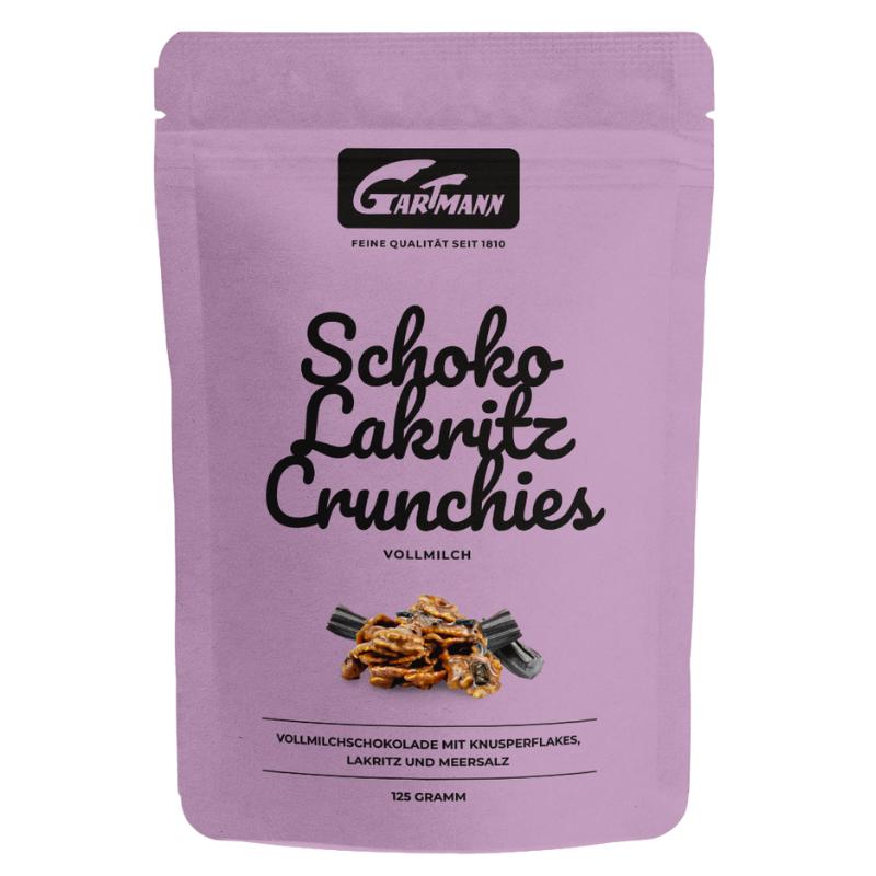 Gartmann Schokolade Crunchies Lakritz Vollmilich