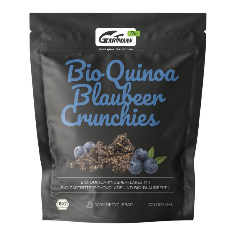 Gartmann Schokolade - Bio Quinoa Blaubeer Crunchies