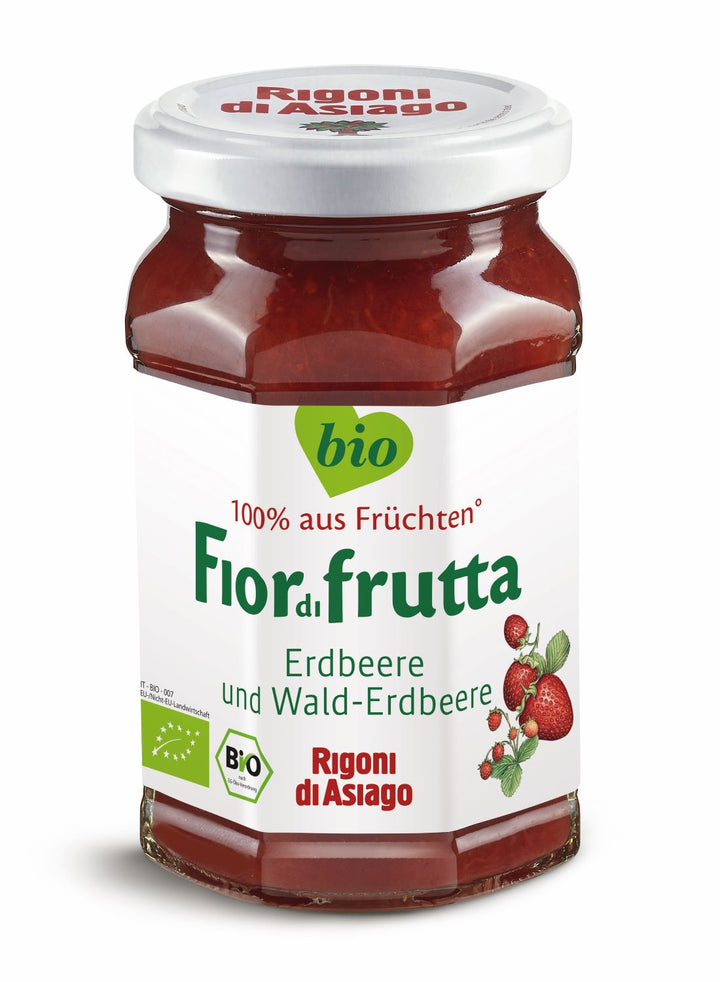 Rigoni di Asiago Fior di frutta - Erdbeere und Wald-Erdbeere Bio | 250g