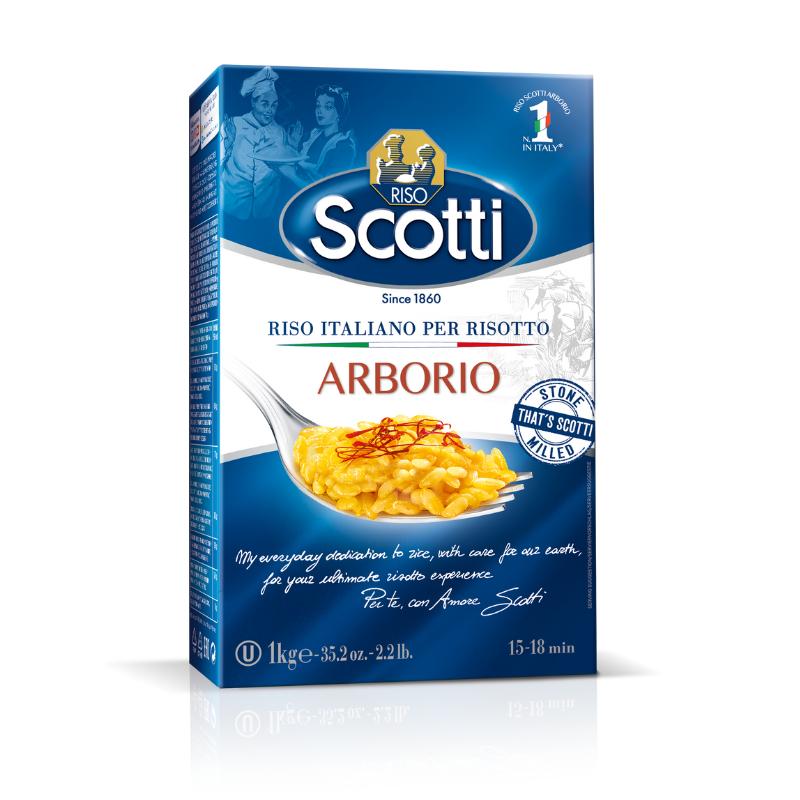 RISO Scotti - Premium Reis für Risotto - Arborio Reis