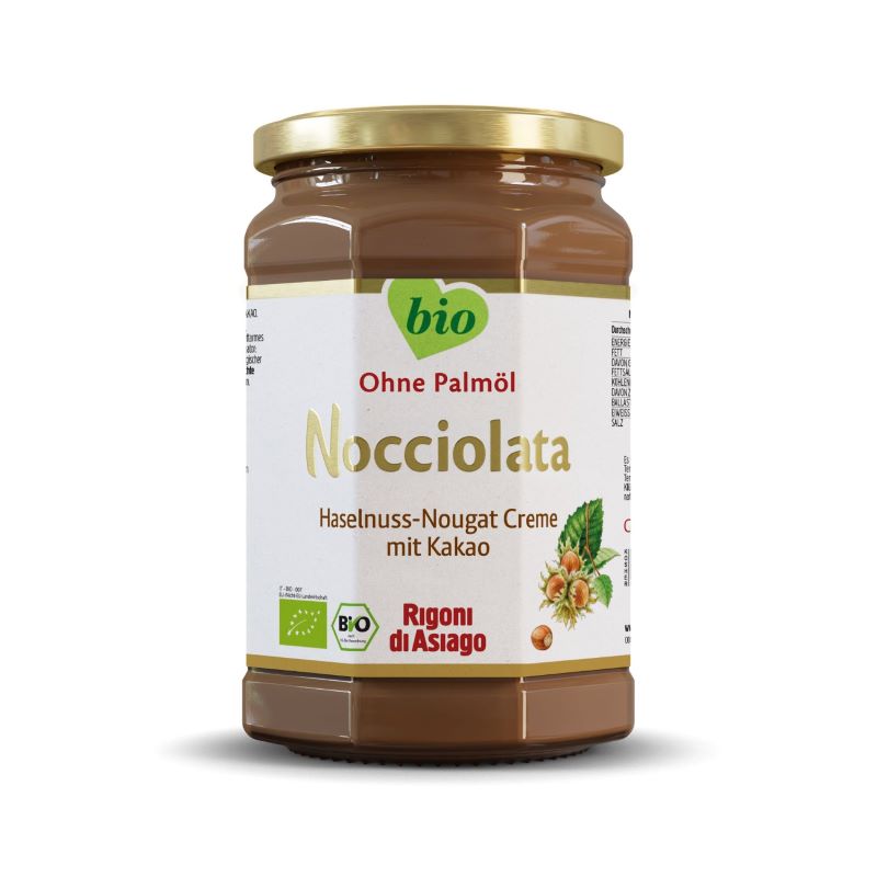 Rigoni Nocciolata BIO 650g streichchzarte italienische Bio-Nuss-Nougat-Creme