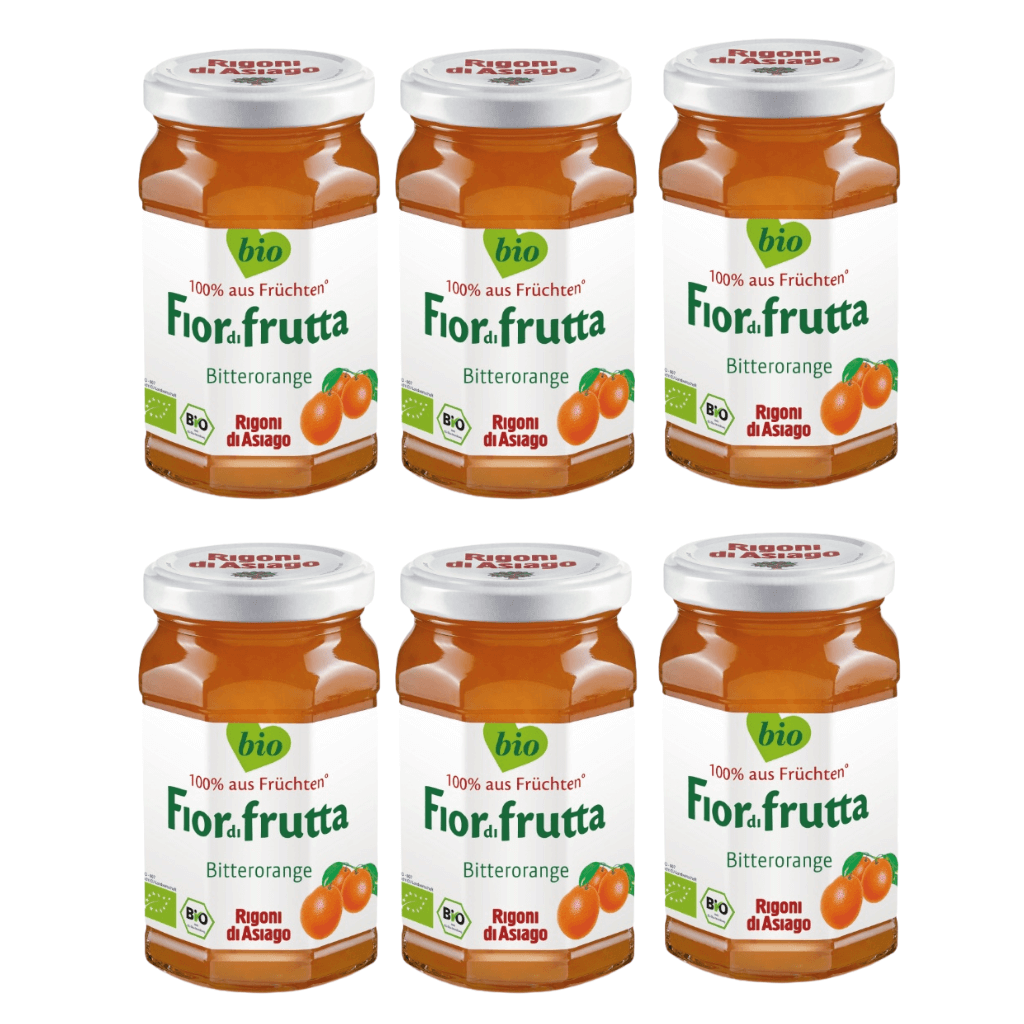 6x260g Fior di frutta Bio Bitterorange Marmelade - Vorteilspack