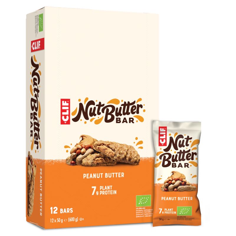 CLIF BAR - BIO Nut Butter Bar Peanut Butter 12 x 50g