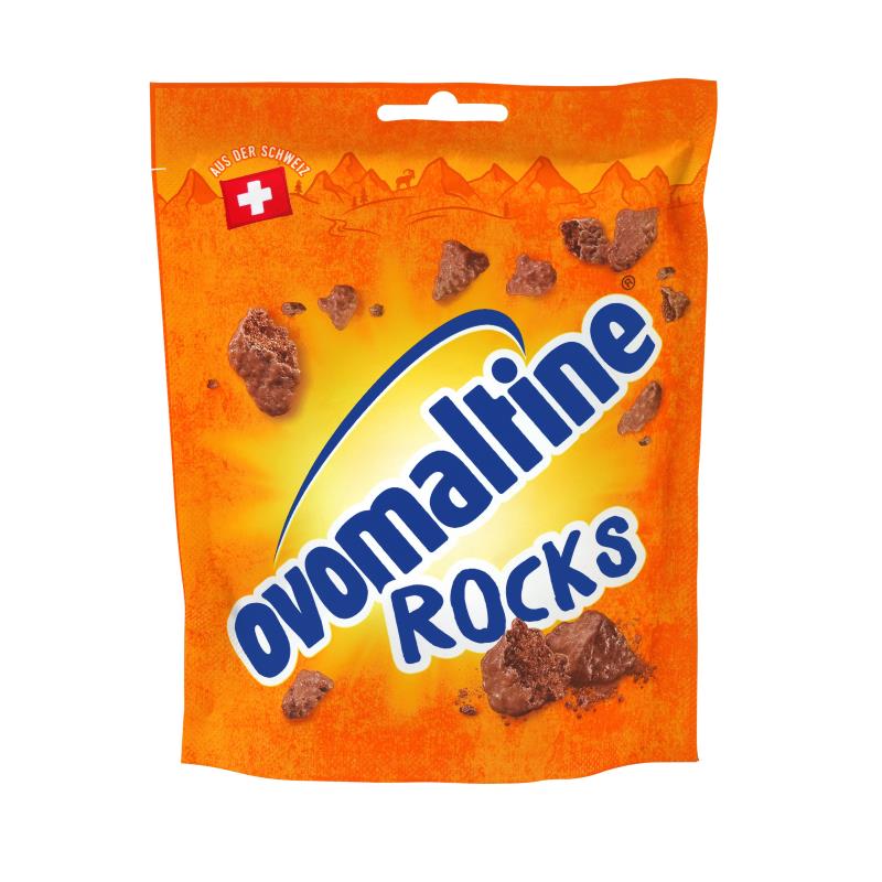 Ovomaltine Rocks - der knusprige Snack mit Schweizer Schokolade
