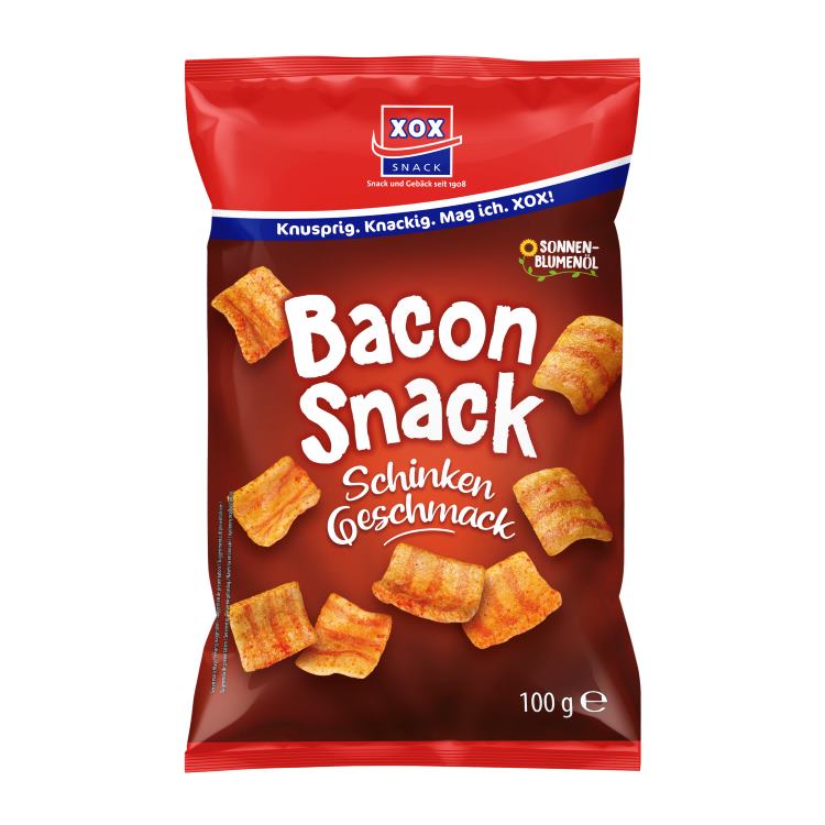 Xox Bacon Snack - der knuspriger Knabberspaß