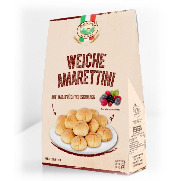 Amaretti mit Beeren Geschmack von Pasticceria Italiana - 80g