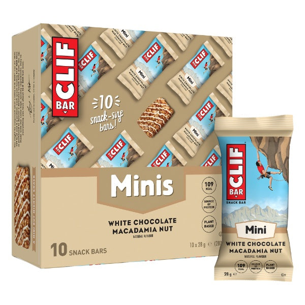 CLIF BAR Mini Riegel White Chocolate Macadamia Nut - 10 x 28g